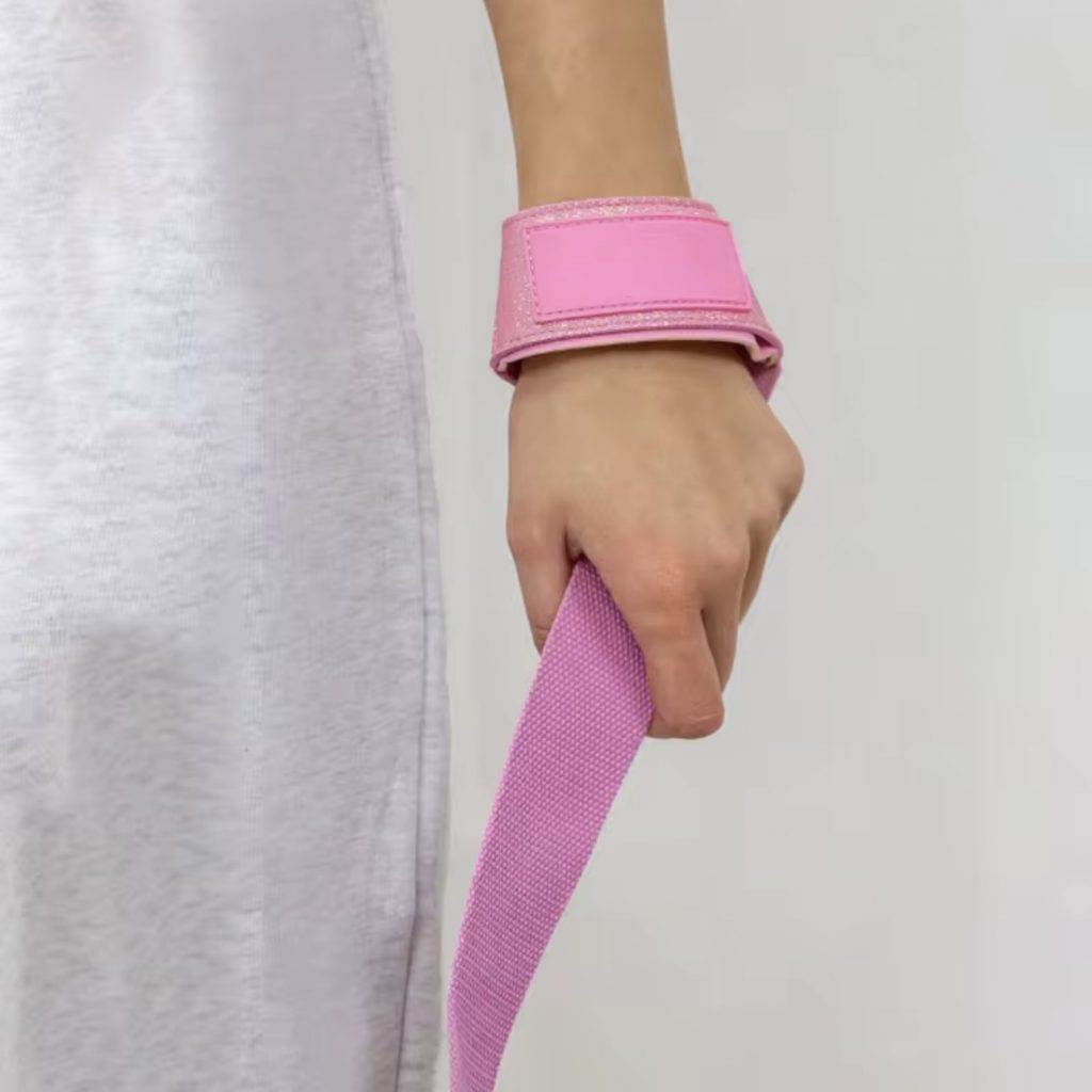 Pink wrist straps